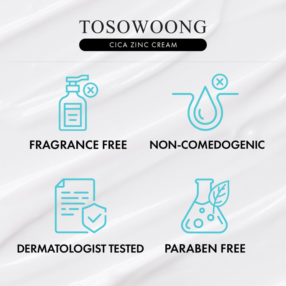 TOSOWOONG SOS Repair packaging box — premium Korean skincare packaging for gifting or travel.