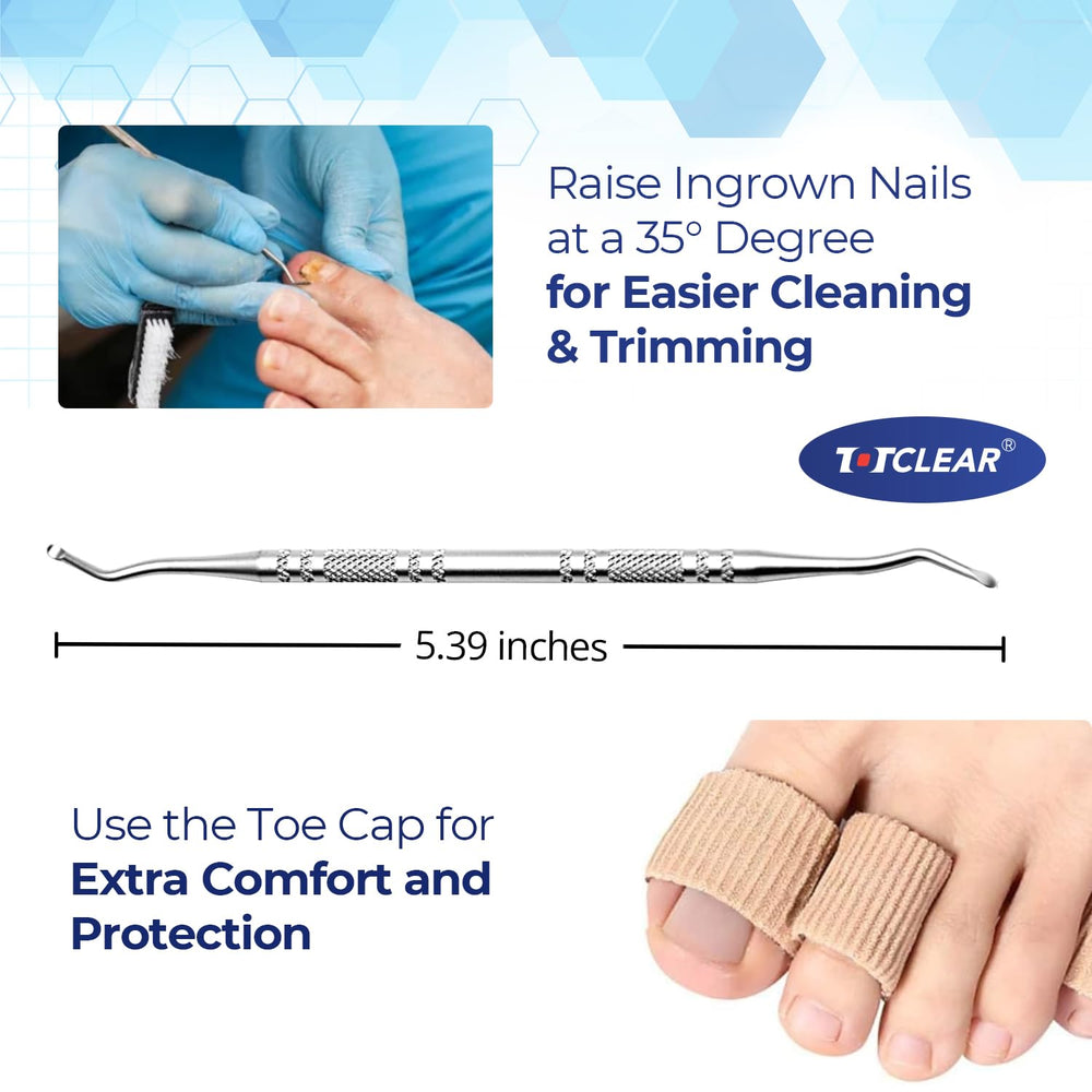 TOTCLEAR ingrown toenail removal kit with all components for simple routines
