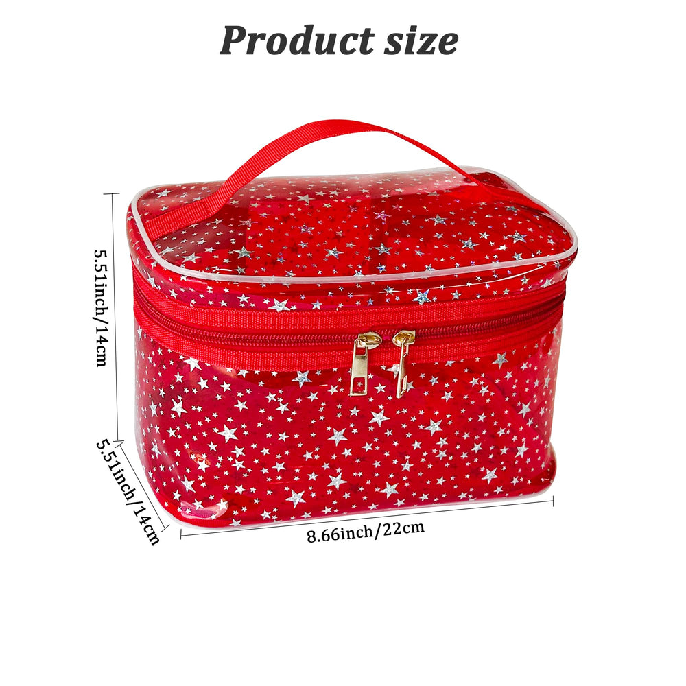 TotePrint waterproof cosmetic organizer pouch protects contents during travel and daily use.