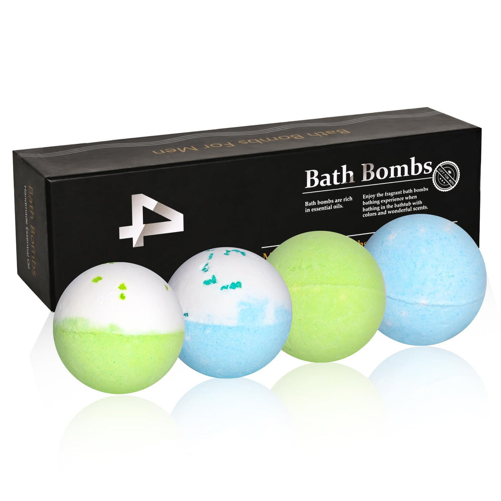 Totexil four-pcs bath bombs gift box for spa-like relaxation