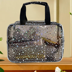 TotePrint cosmetic bag zipper close-up showing secure, smooth access