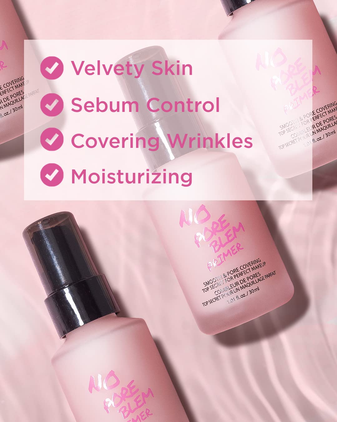 Touch In Sol Green-Toned Primer color-neutralization swatch reduces redness for balanced complexion.