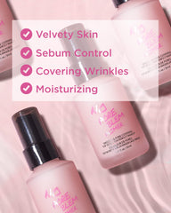 Touch In Sol Green-Toned Primer color-neutralization swatch reduces redness for balanced complexion.