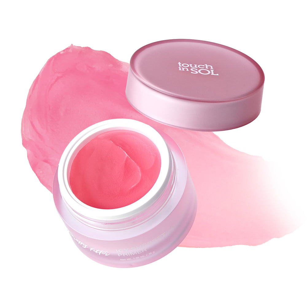 Touch in Sol Icy Sherbet Primer packshot demonstrates a hydrating makeup base.