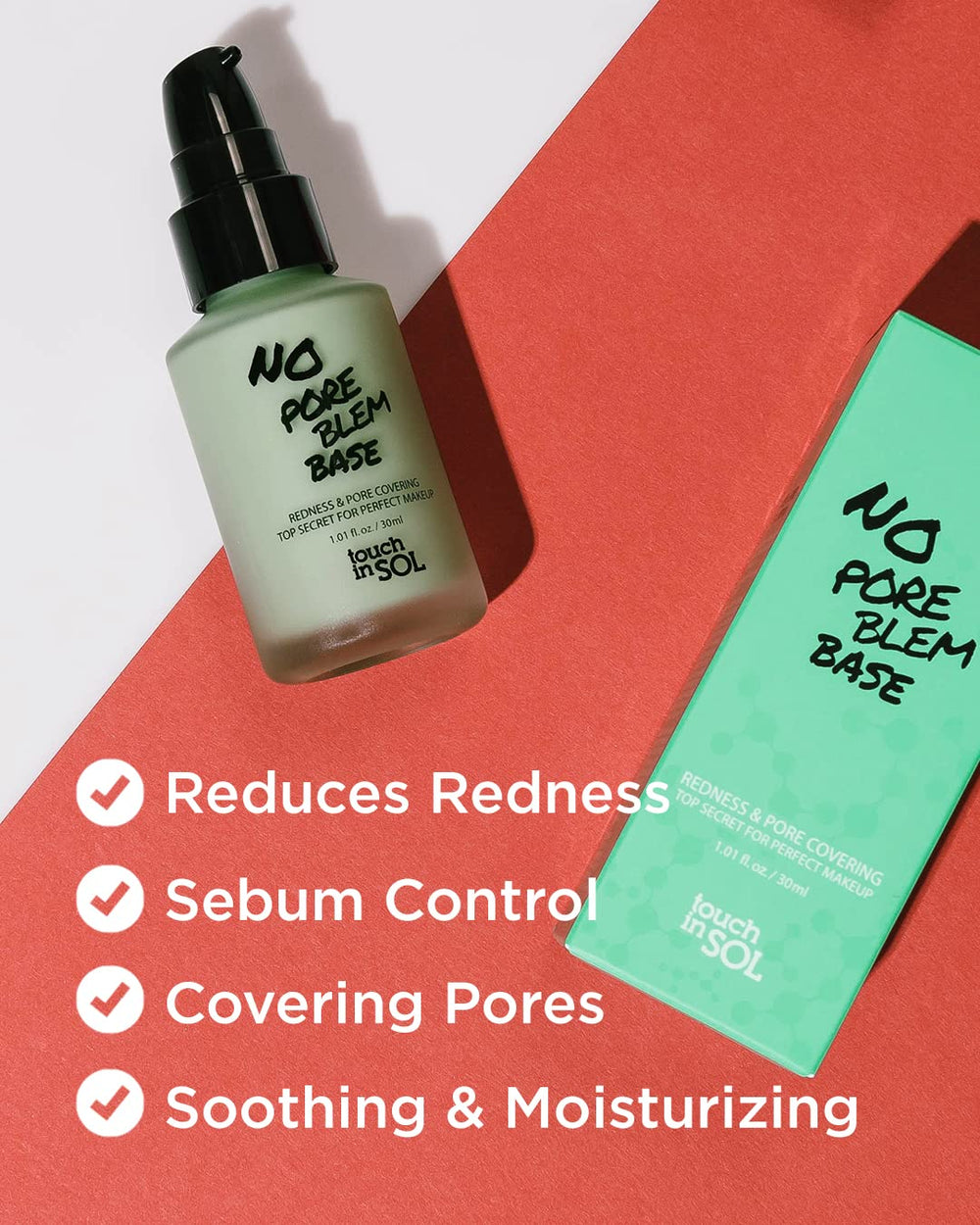 Touch In Sol Primer packaging front highlights chemical-free base for easy prep.
