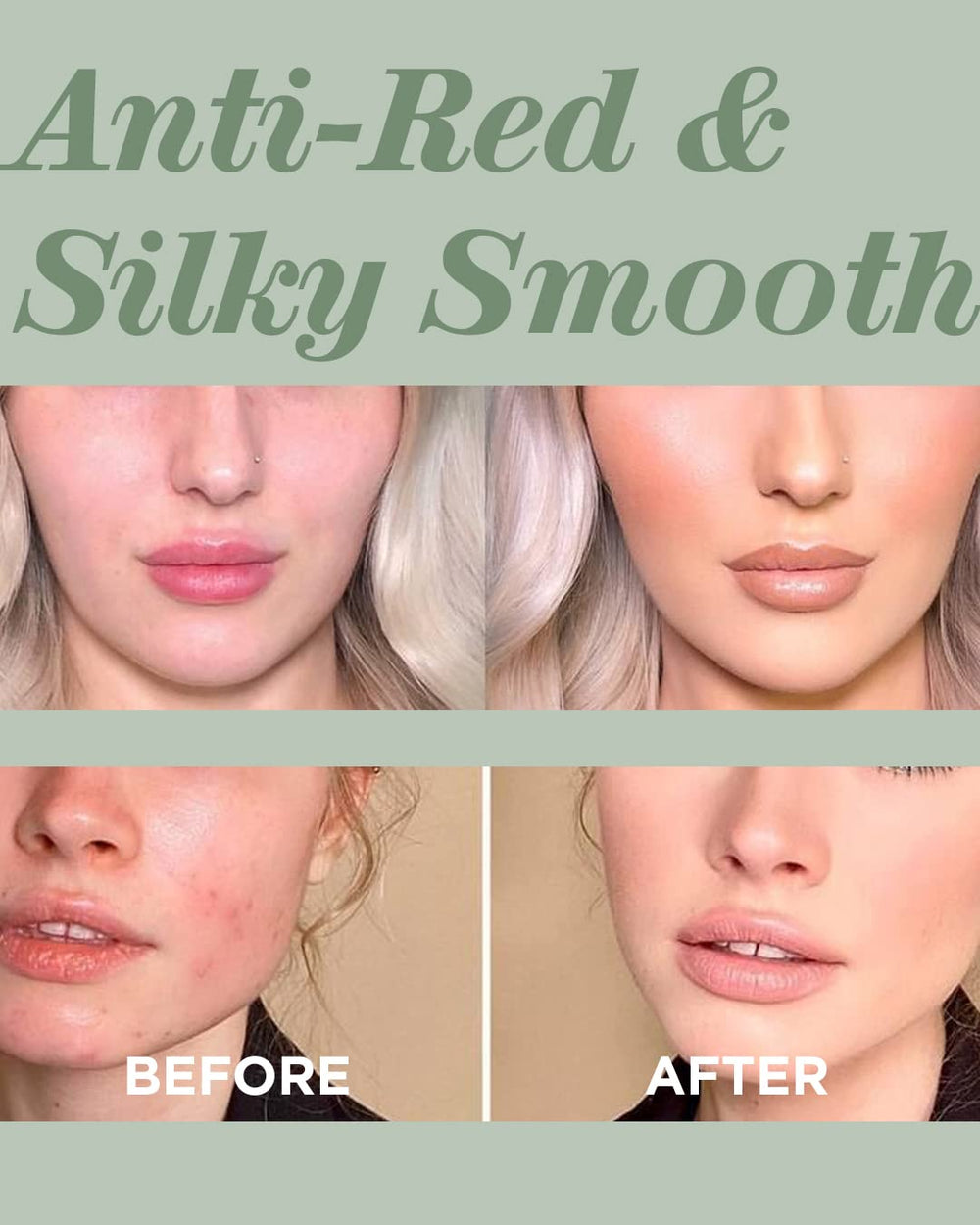 Touch In Sol No Pore Blem Primer skin-smoothing closeup demonstrates prep-ready canvas.