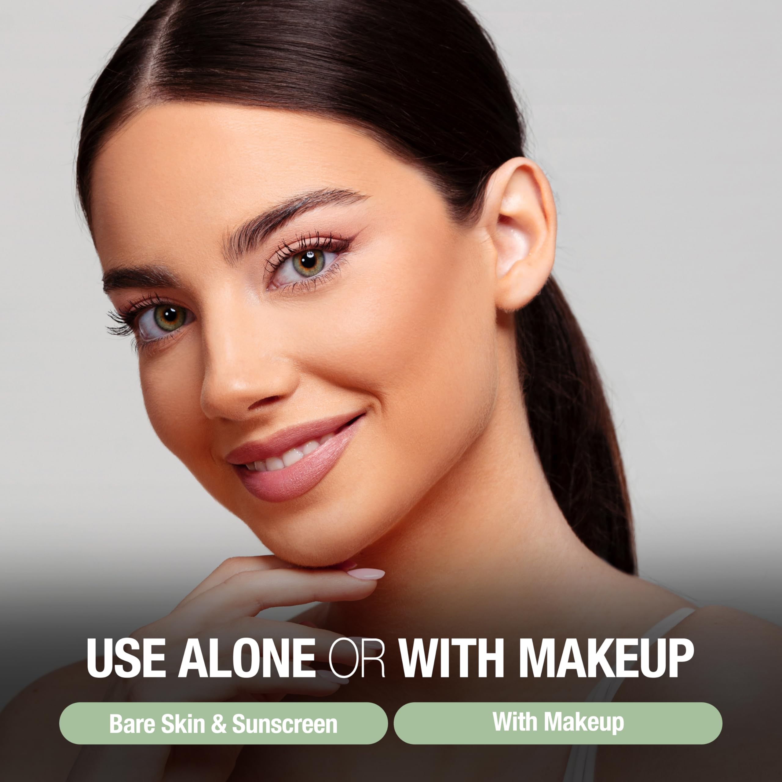 Touch in Sol primer pump dispenser shown for easy, controlled makeup application.
