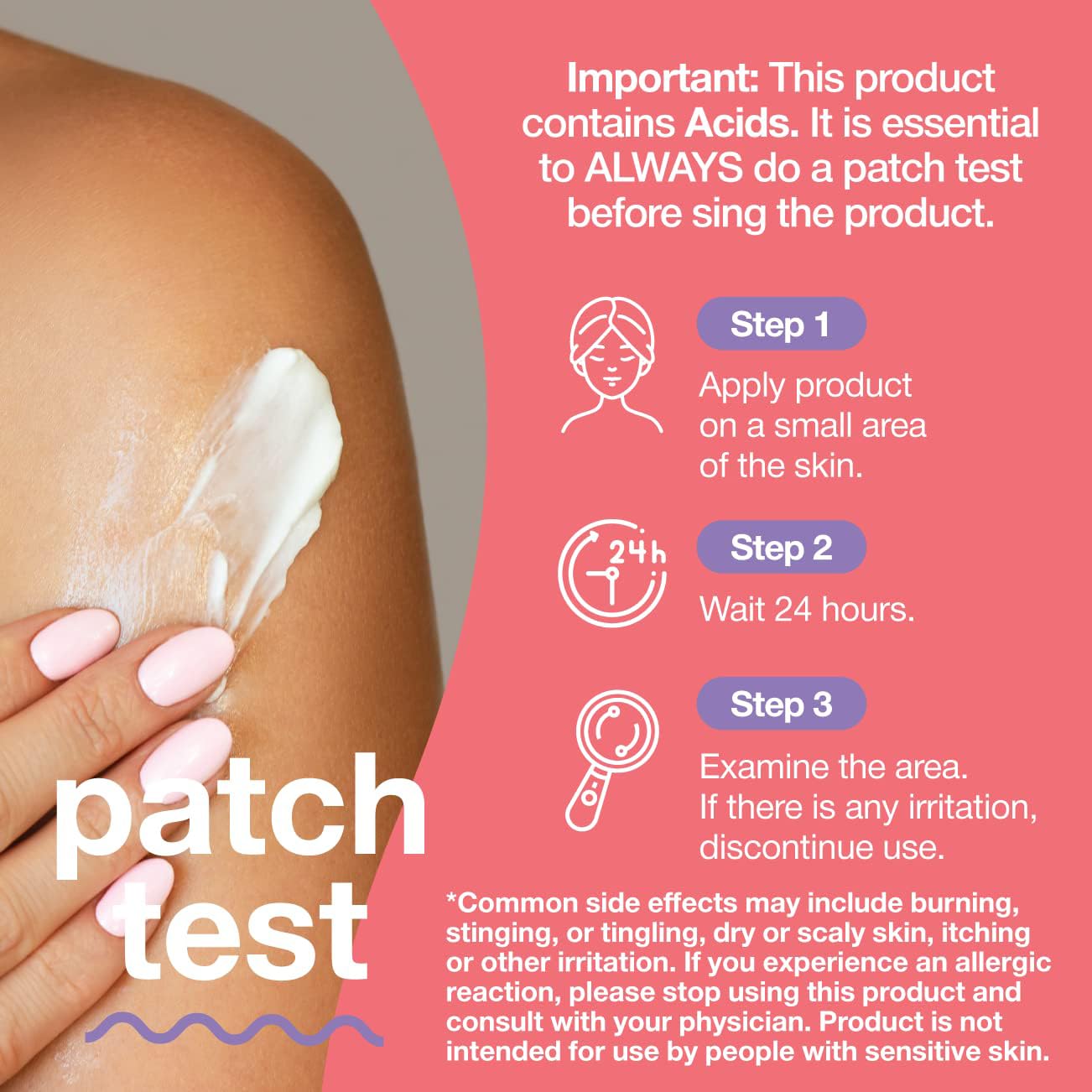 TOUCH Radiance Cream ingredients panel emphasizes Niacinamide and Kojic Acid for brightening.
