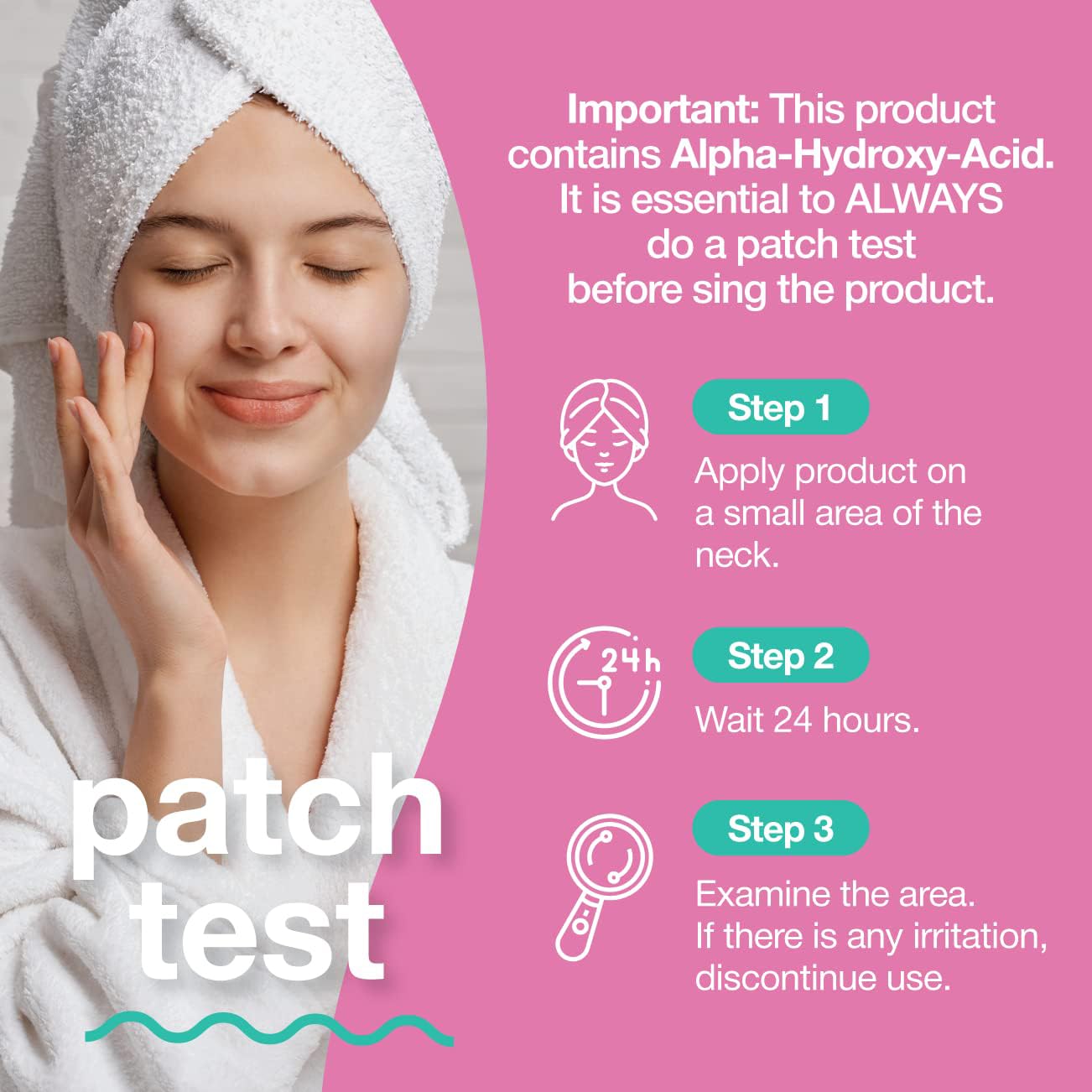 TOUCH low-pH formula supports gentle exfoliation for smoother texture.