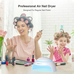 Fast drying experience for beautiful nails with TOUCHBeauty Nail Dryer.