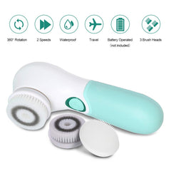 TOUCHBeauty two-speed control demonstrates gentle to intensive cleansing for different skin needs