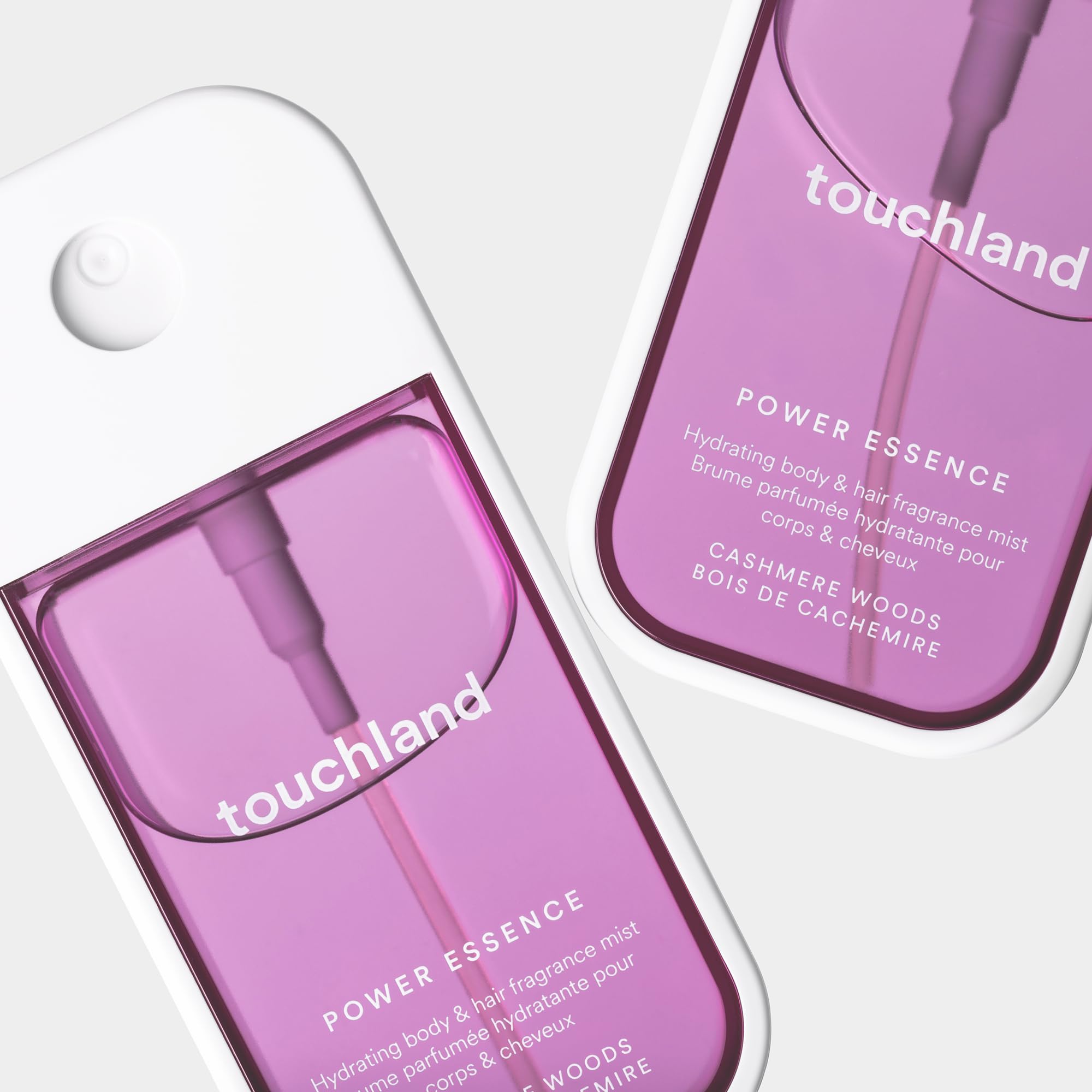 Touchland Cashmere Woods Hydrating Body & Hair Fragrance Mist – Travel Size 2 oz
