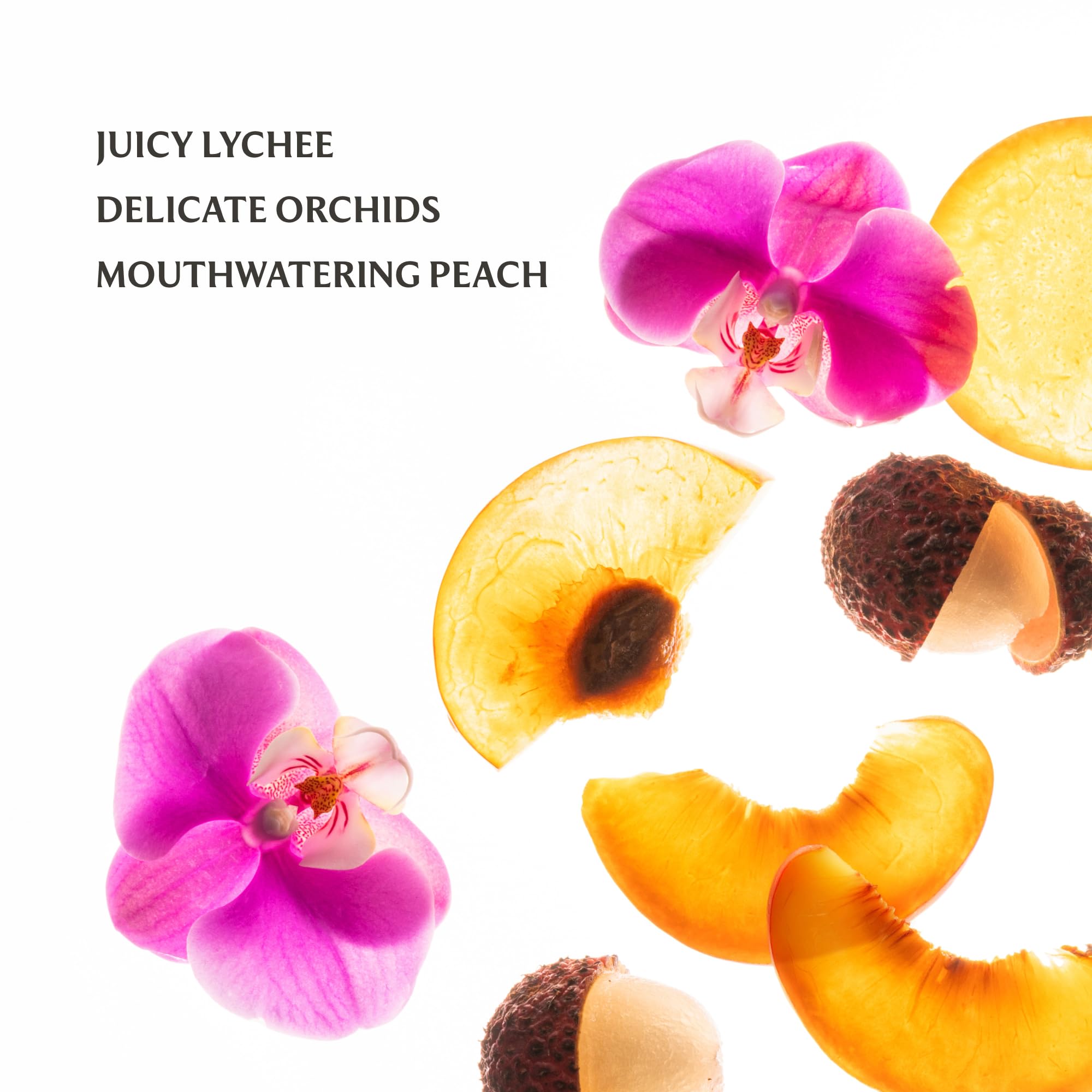 Touchland Peachy Lychee mist being spritzed for quick refresh.