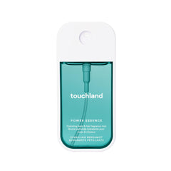 Touchland sparkling bergamot bottle closeup for a refreshing daily fragrance