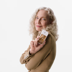 Touchland Vanilla Velvet ingredients panel shows hyaluronic acid and niacinamide for hydration.
