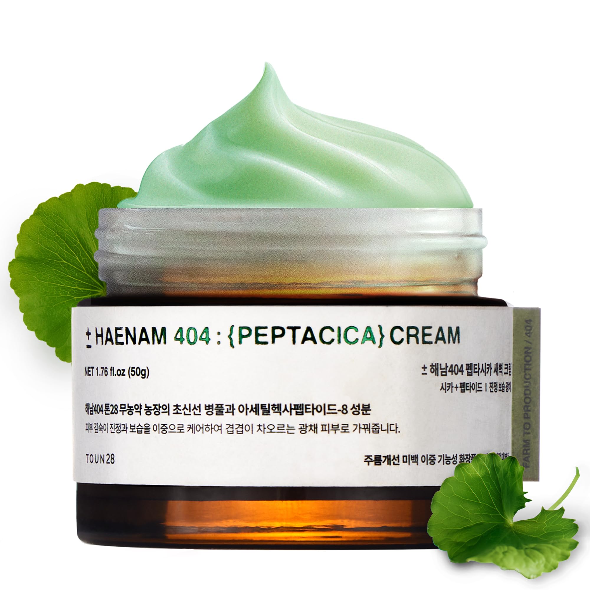 TOUN28 Peptacica overnight cream bottle showing premium night care for aging-support.
