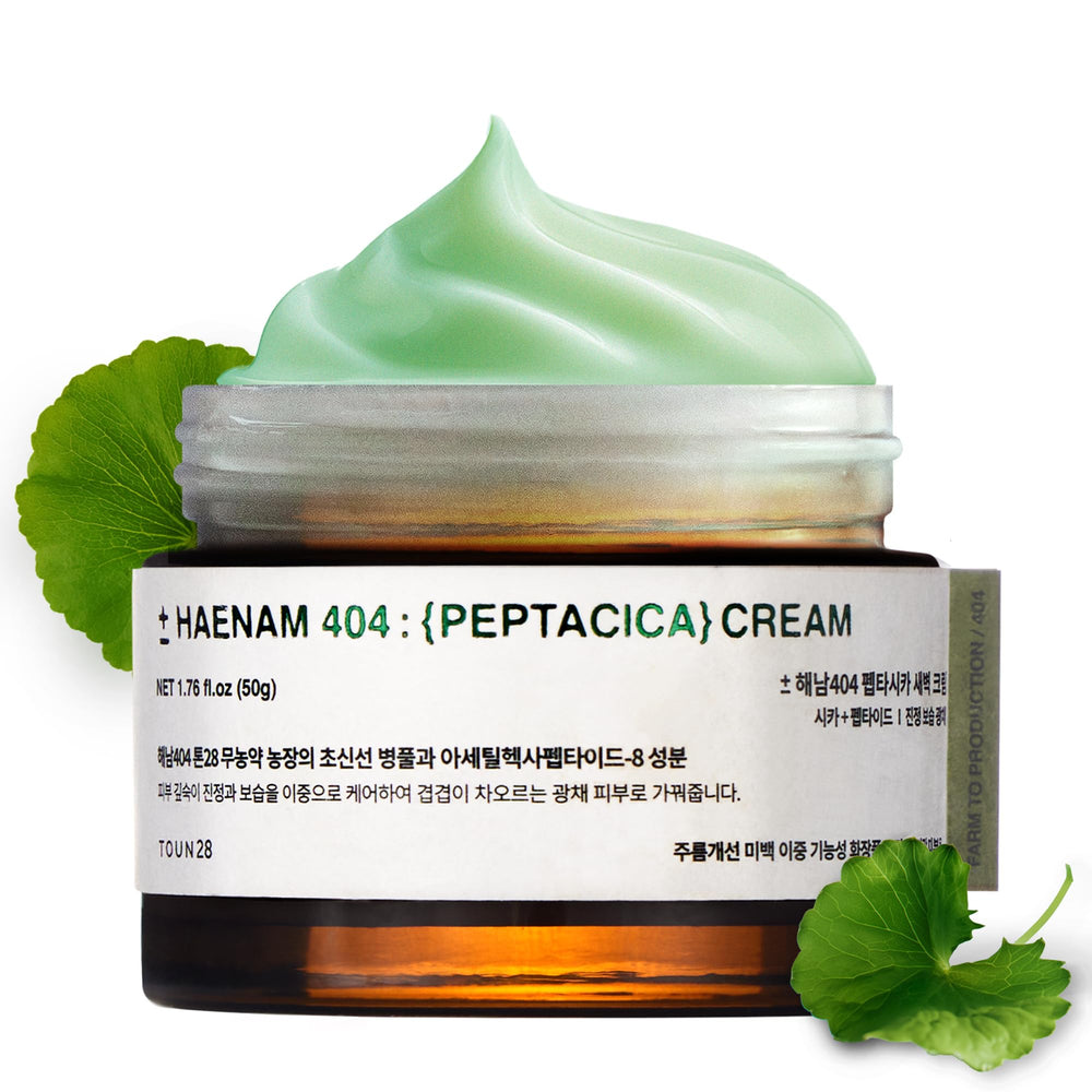 TOUN28 Peptacica overnight cream bottle showing premium night care for aging-support.