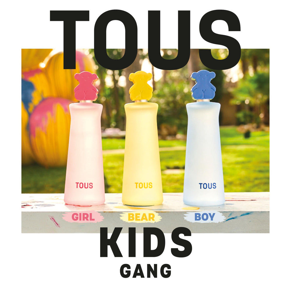 TOUS Eau de Toilette kids-use-joy image shows cheerful child enjoying light fragrance.
