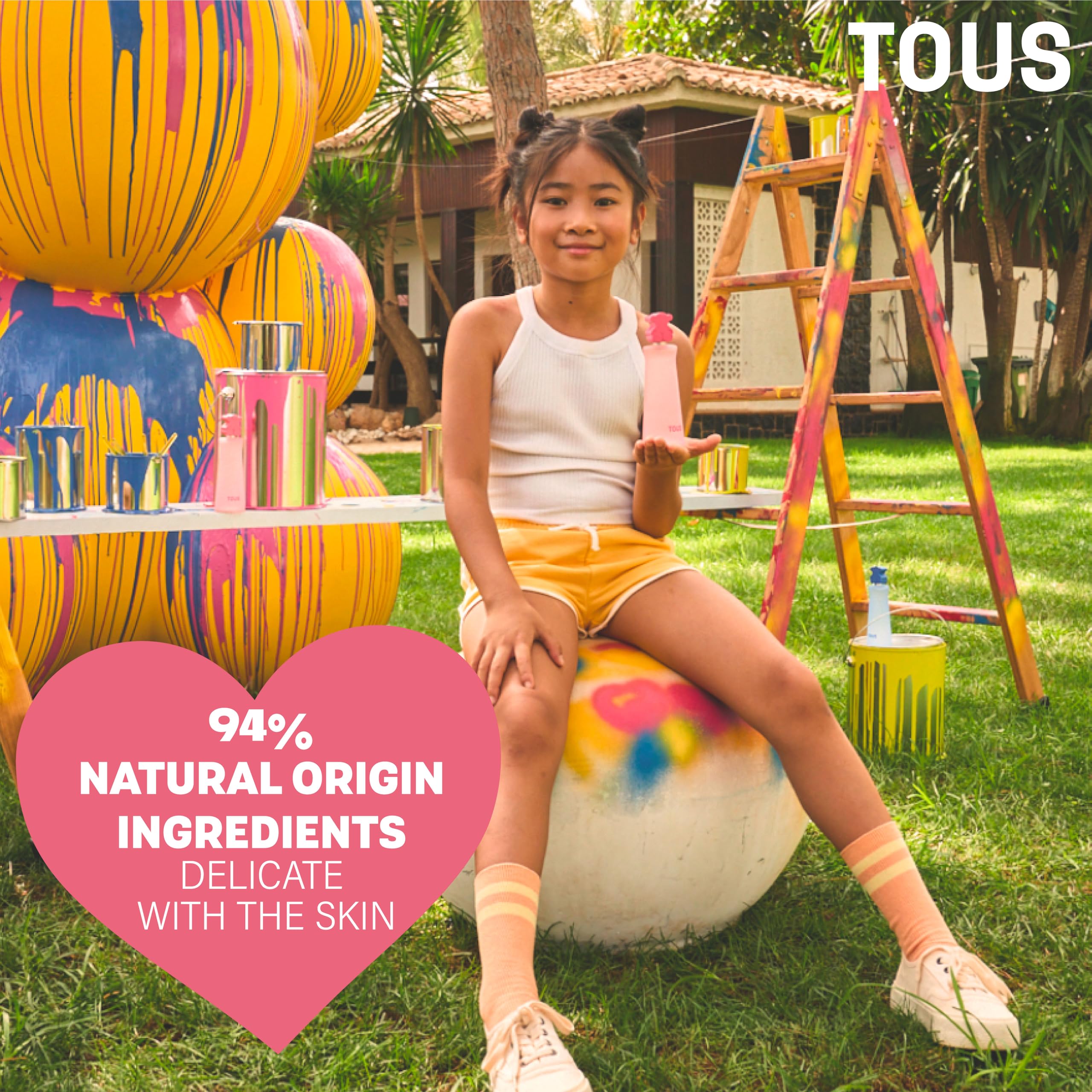 TOUS Kids Girl EDT note musk evokes clean, comforting vibes for school mornings.