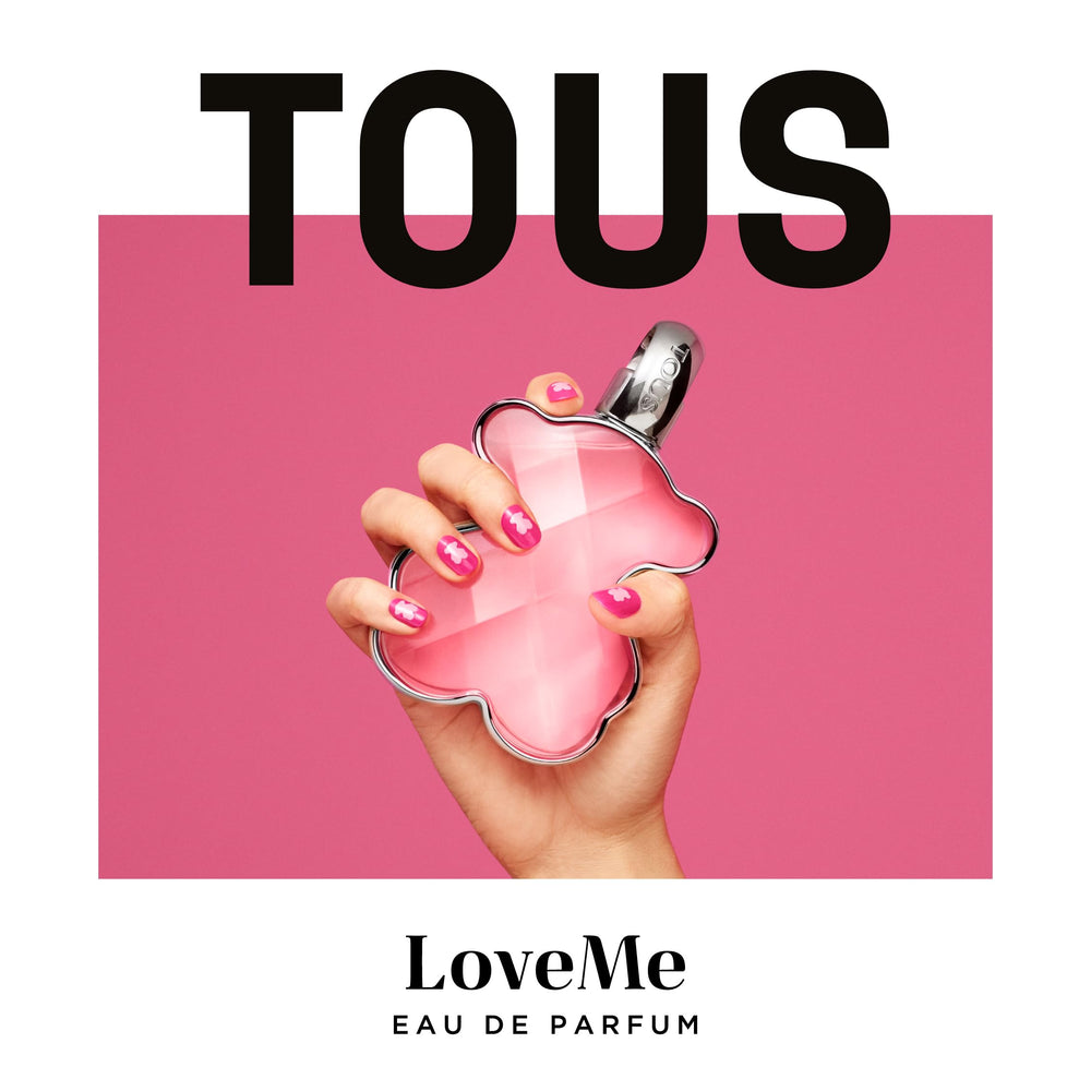 TOUS LoveMe packaging box showcases jewelry-inspired design.
