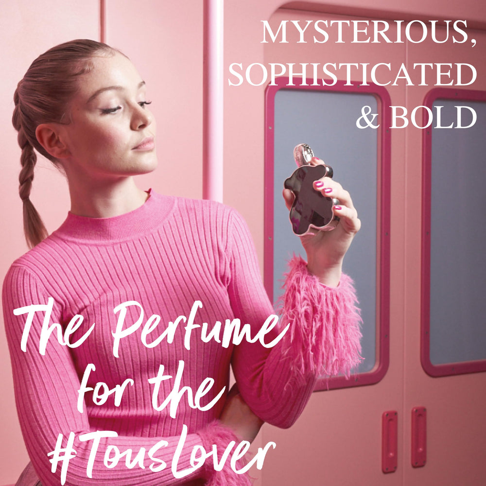 TOUS Love Me Onyx Parfum black orchid note evokes exotic floral