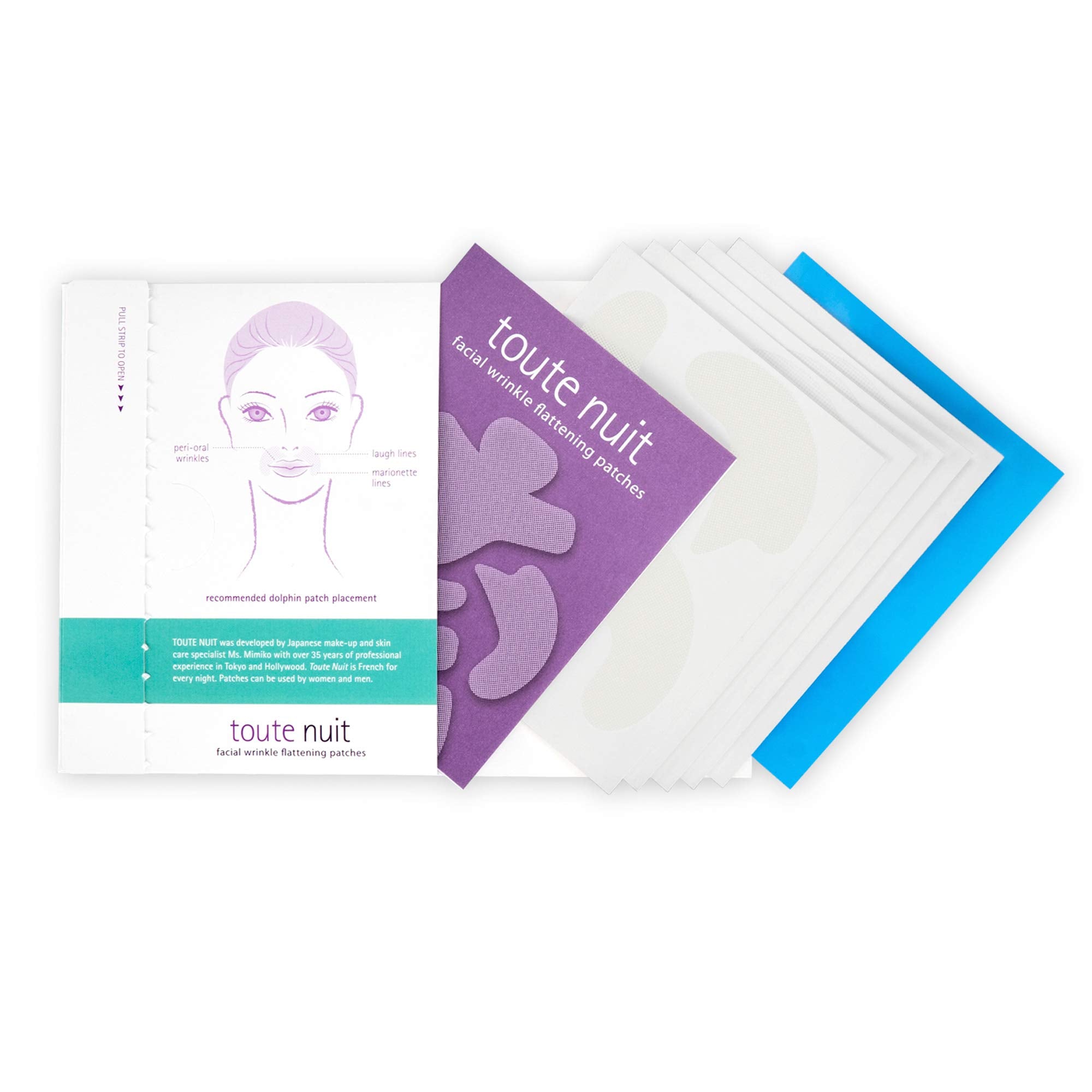 Dolphin patch addresses marionette lines with gentle, non-invasive design.