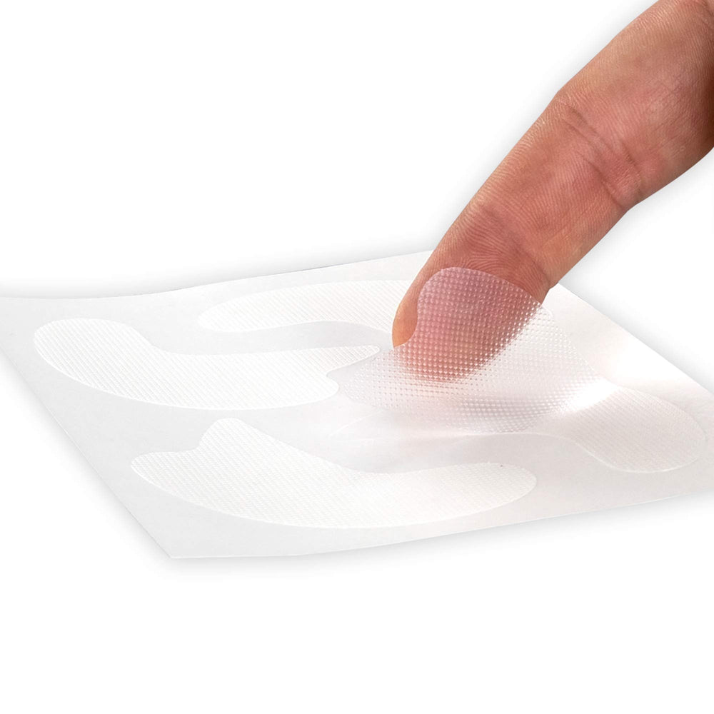 Transparent appearance blends with skin for discreet daily wear.