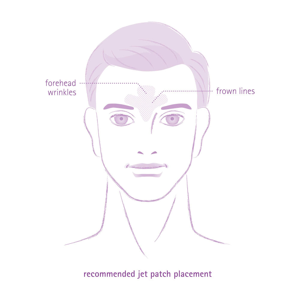 Toute Nuit Wrinkle Patches Jet hypoallergenic materials highlight gentle, skin-safe use.