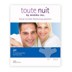 Toute Nuit Wrinkle Patches Jet large frown line patch targets deep lines for smoothing.