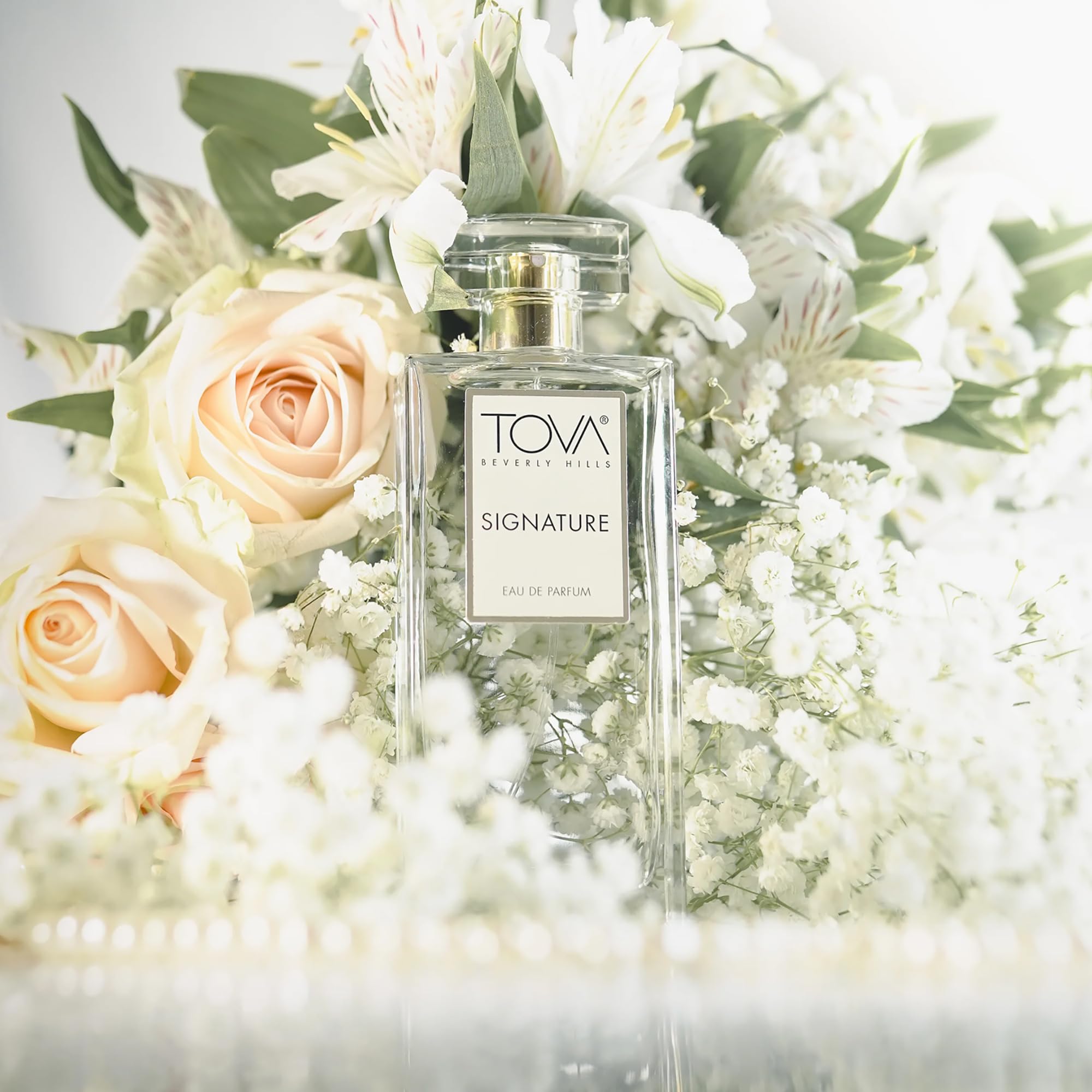 Tova Signature EDP cap close-up highlighting refined luxury and premium design