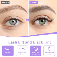 Tovokit lash lift kit with multilingual guide in five languages for easy at-home use.