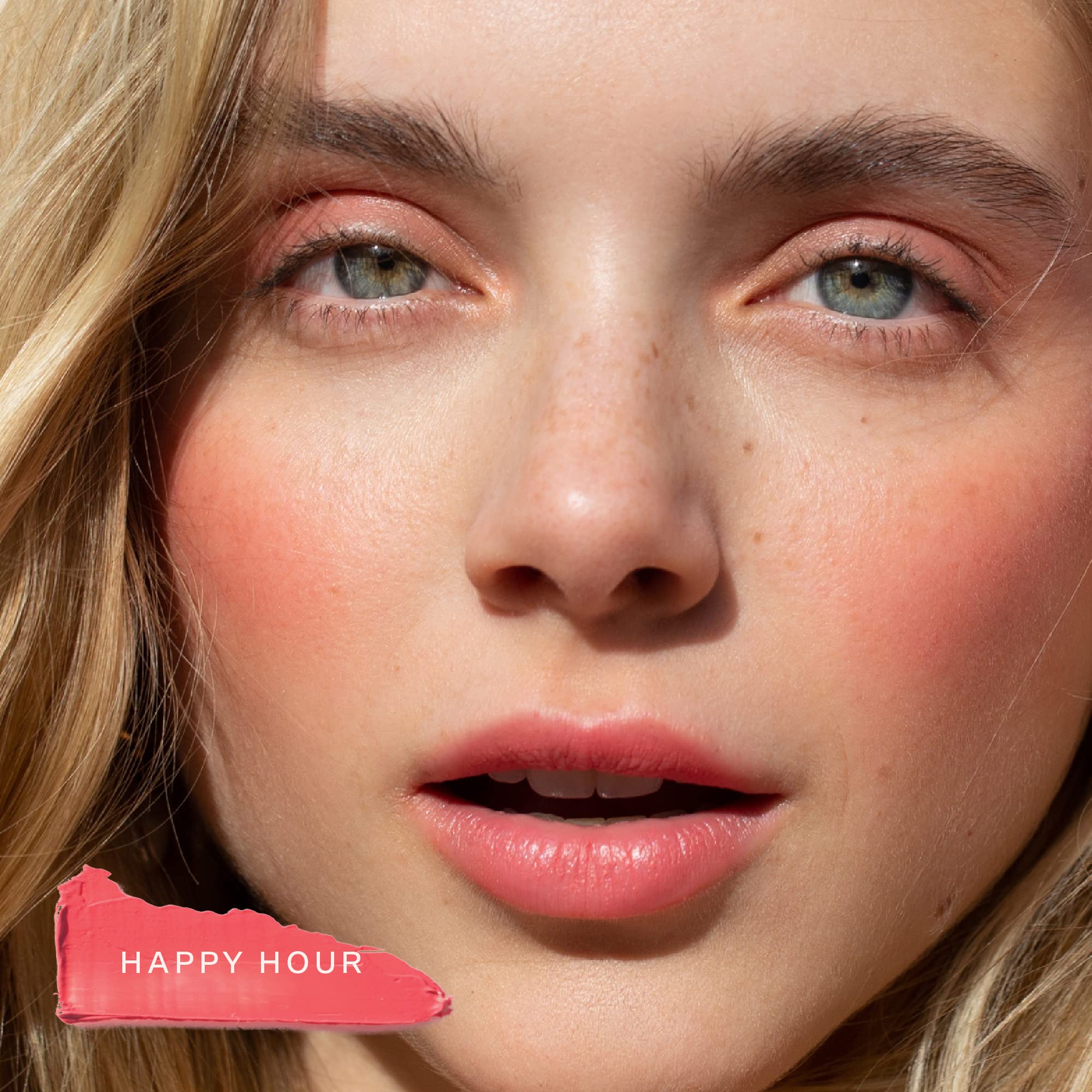 Tower 28 BeachPlease Cream Blush closeup of luminous second-skin finish.