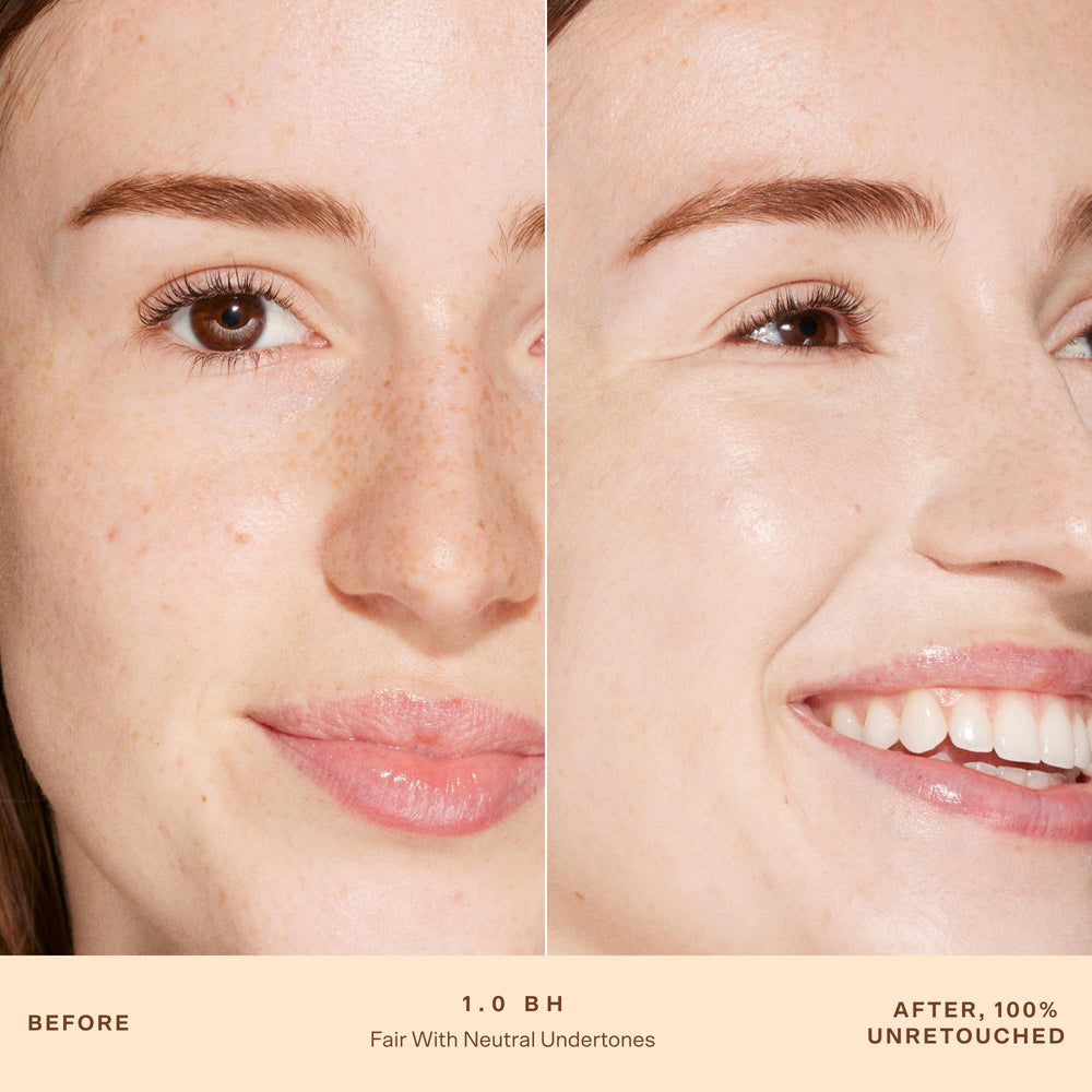 Tower 28 Beauty Swipe Serum Concealer dark circles cover demonstrates medium-buildable coverage
