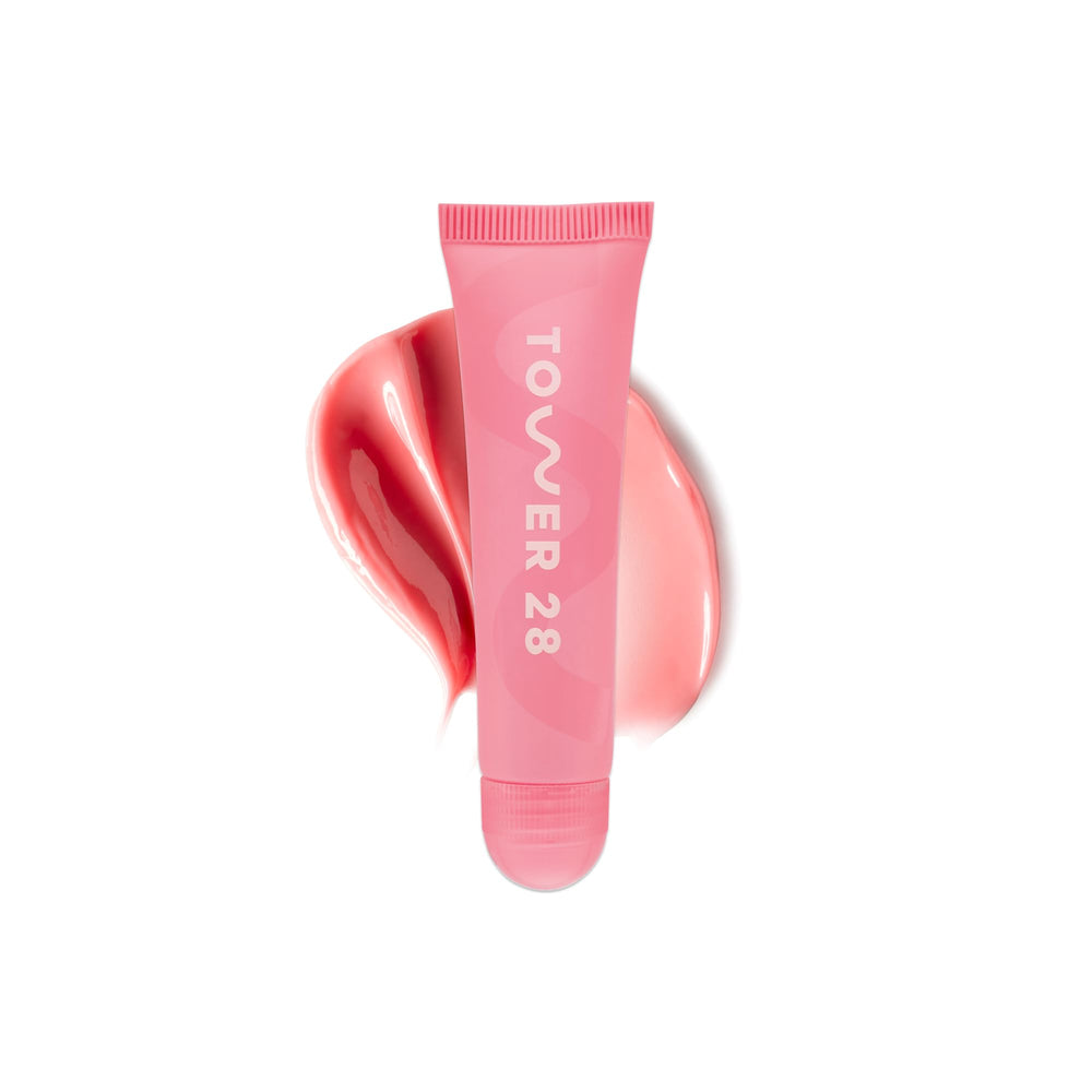 Tower 28 LipSoftie tinted lip balm tube for smooth hydration and subtle color
