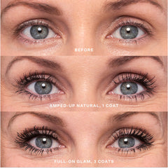 Tower 28 Mascara close-up bristle detail reveals inner curve for definition.