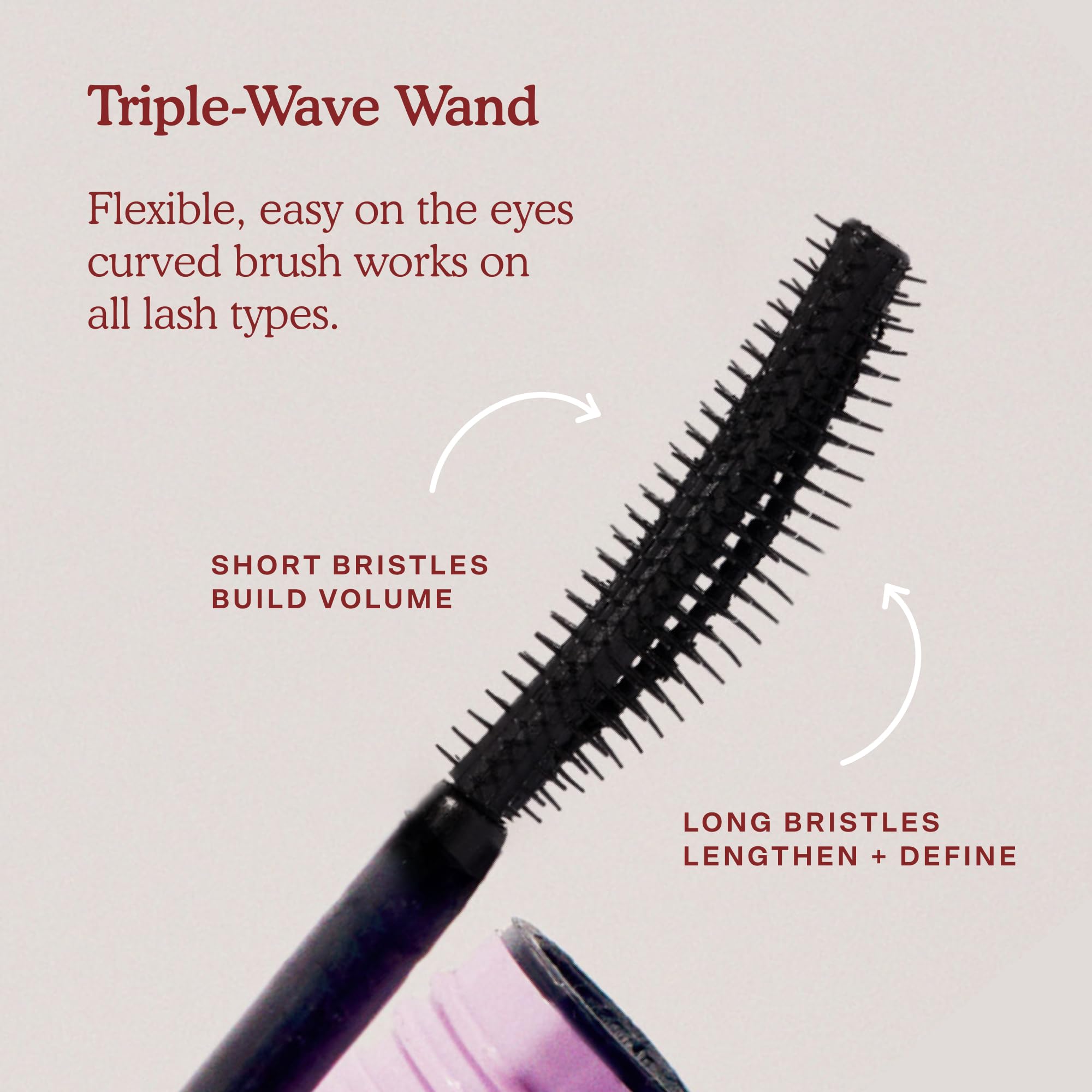 Tower 28 Mascara safe for sensitive eyes supports gentle, smudge-free wear.