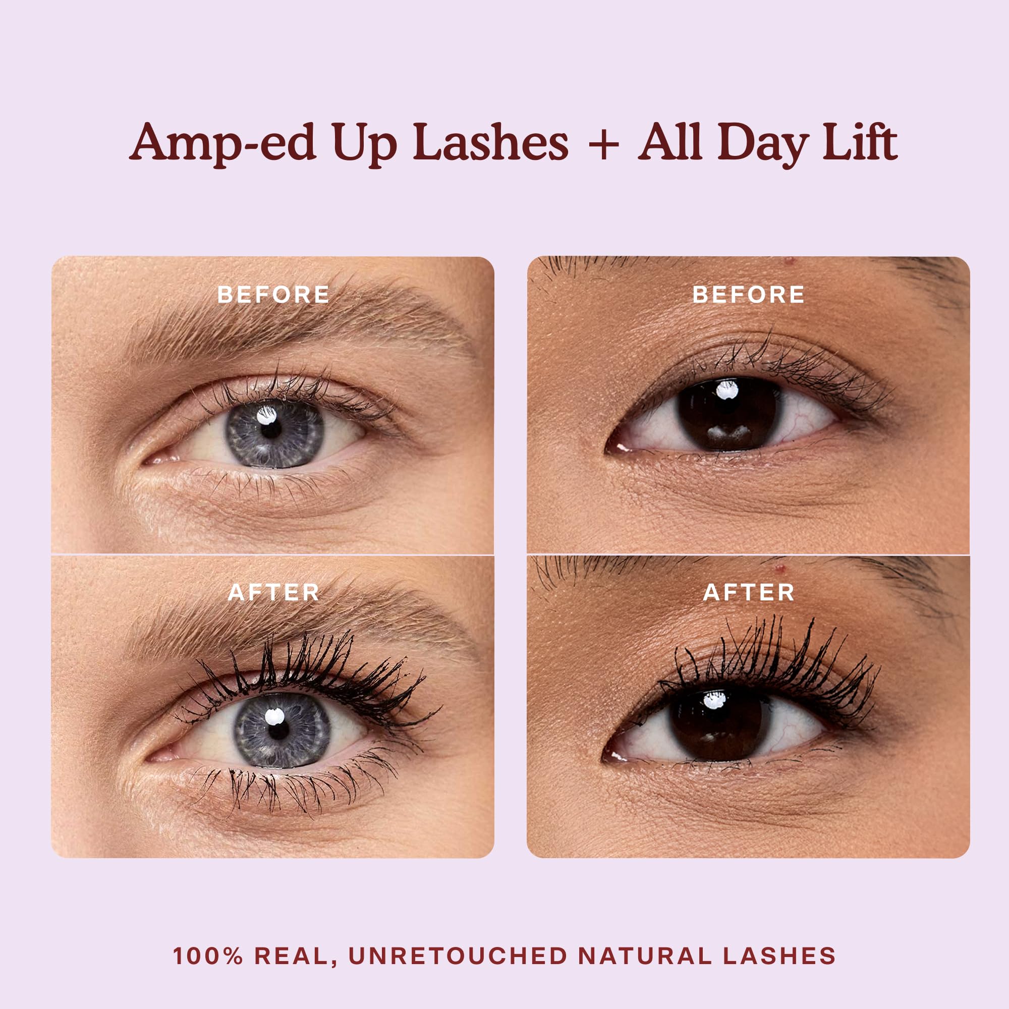Tower 28 Mascara triple-wave wand coats lashes evenly for defined volume.