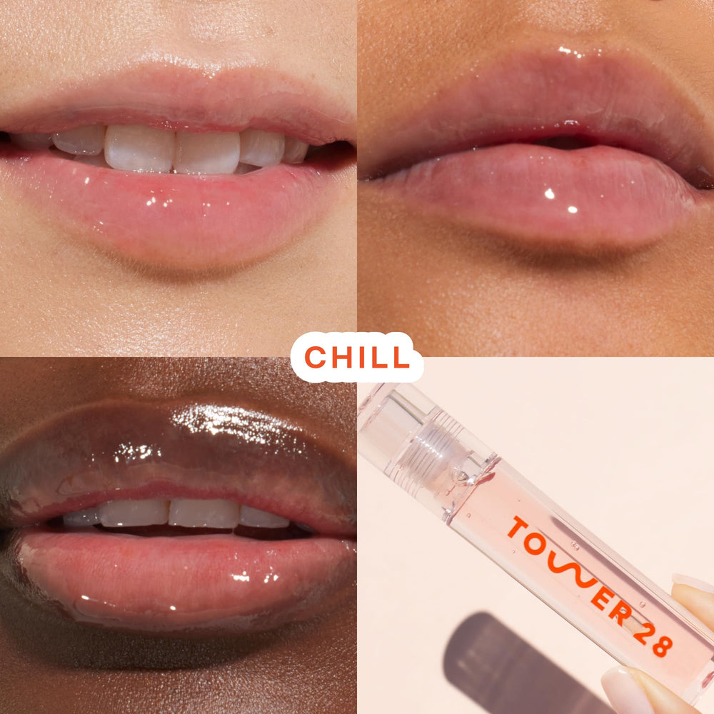 ShineOn Lip Jelly Chill applicator swatch shows smooth, moisturizing finish.