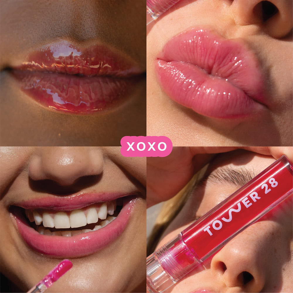 ShineOn Lip Jelly XOXO swatch shows milky rosy-brown color for everyday wear