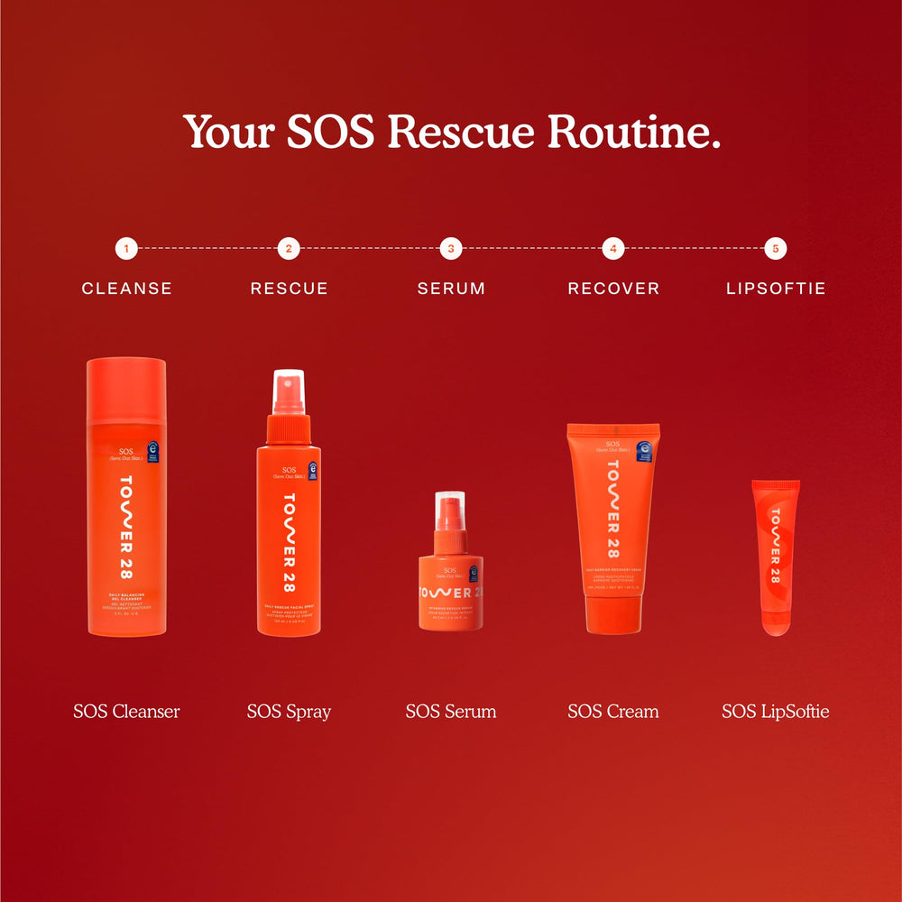 Tower 28 SOS formula fragrance-free and non-irritating for sensitive users.