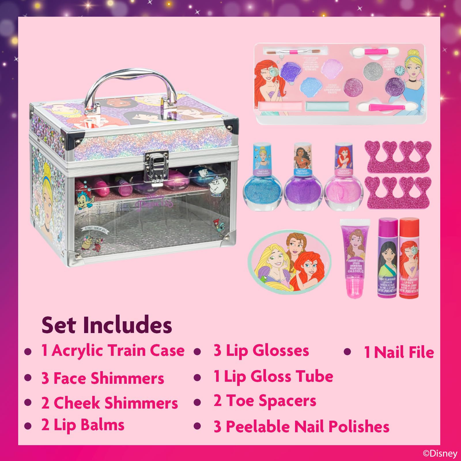 Townley Girl Nail Polish Purple Confetti Glitter for pretend spa