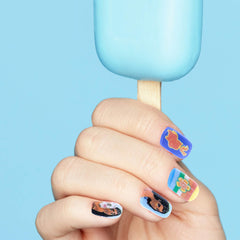 Townley Girl nails bulk-pack arranged to show variety of sizes for easy fit