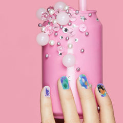 Townley Girl pre-glued nail tips closeup showing durable kid-friendly design