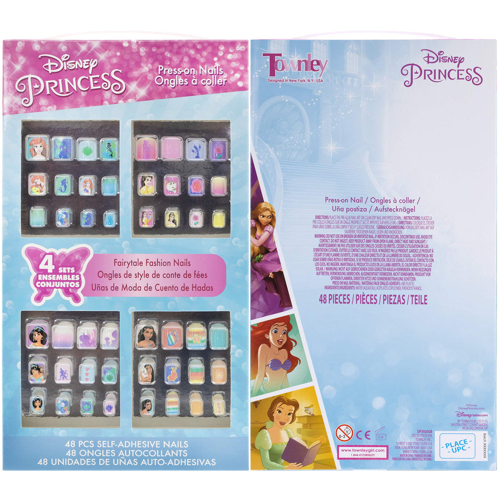 Townley Girl safe non-toxic label highlights child-friendly nail art