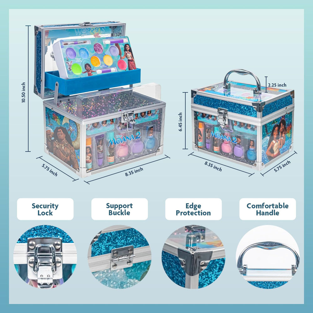 TownleyGirl Moana 2 Train Case eye shimmers for sparkling party looks