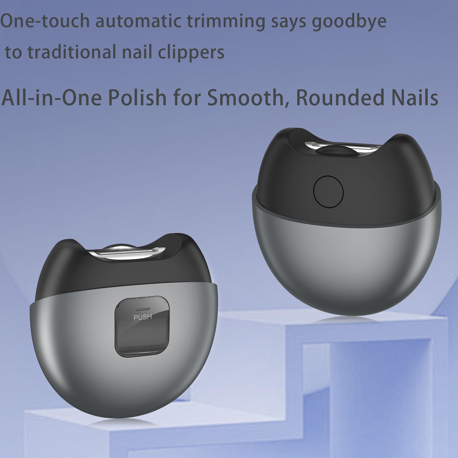 Toxicologist electric nail clipper magnetic cover protects blade during storage