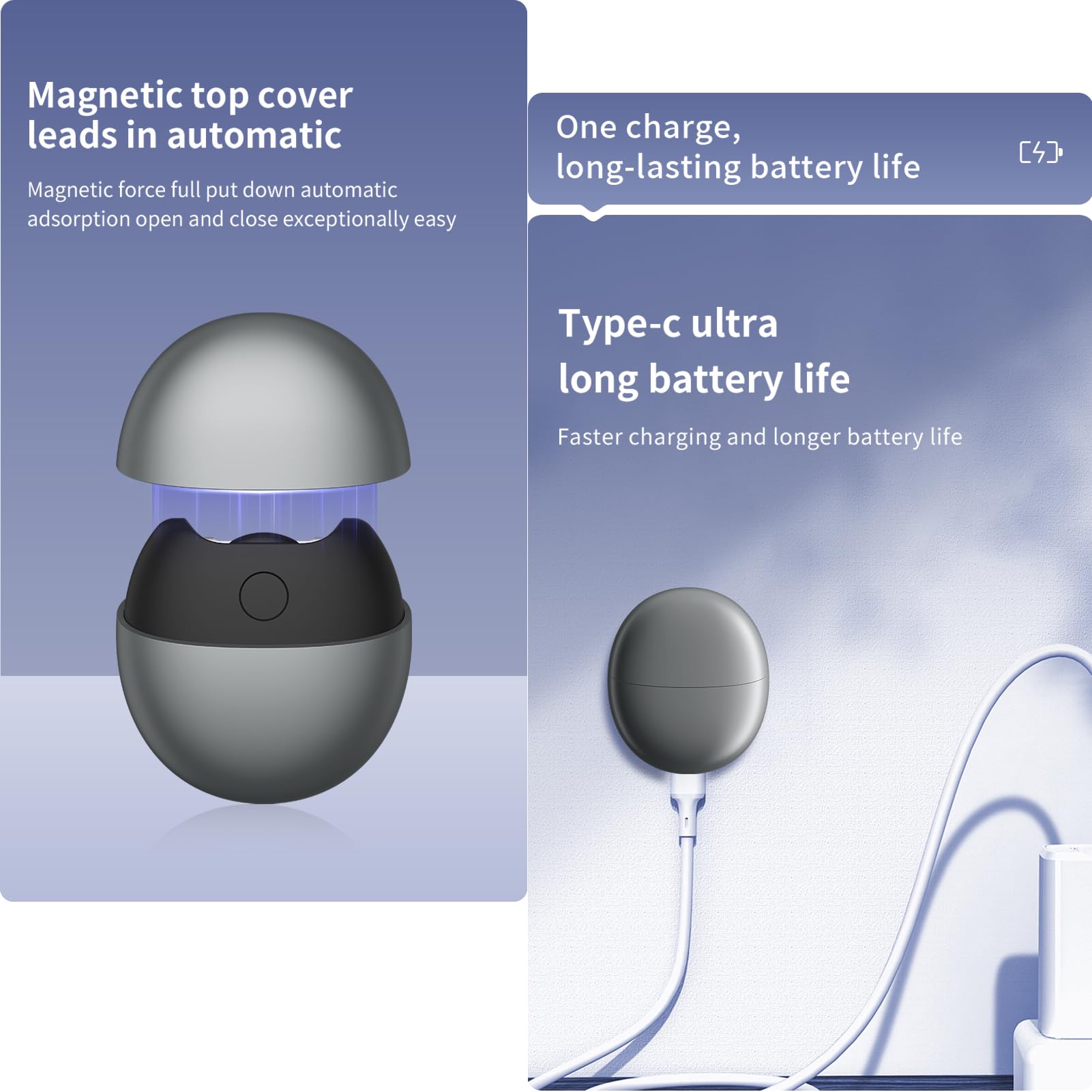 Toxicologist electric nail clipper USB-C charging for quick power