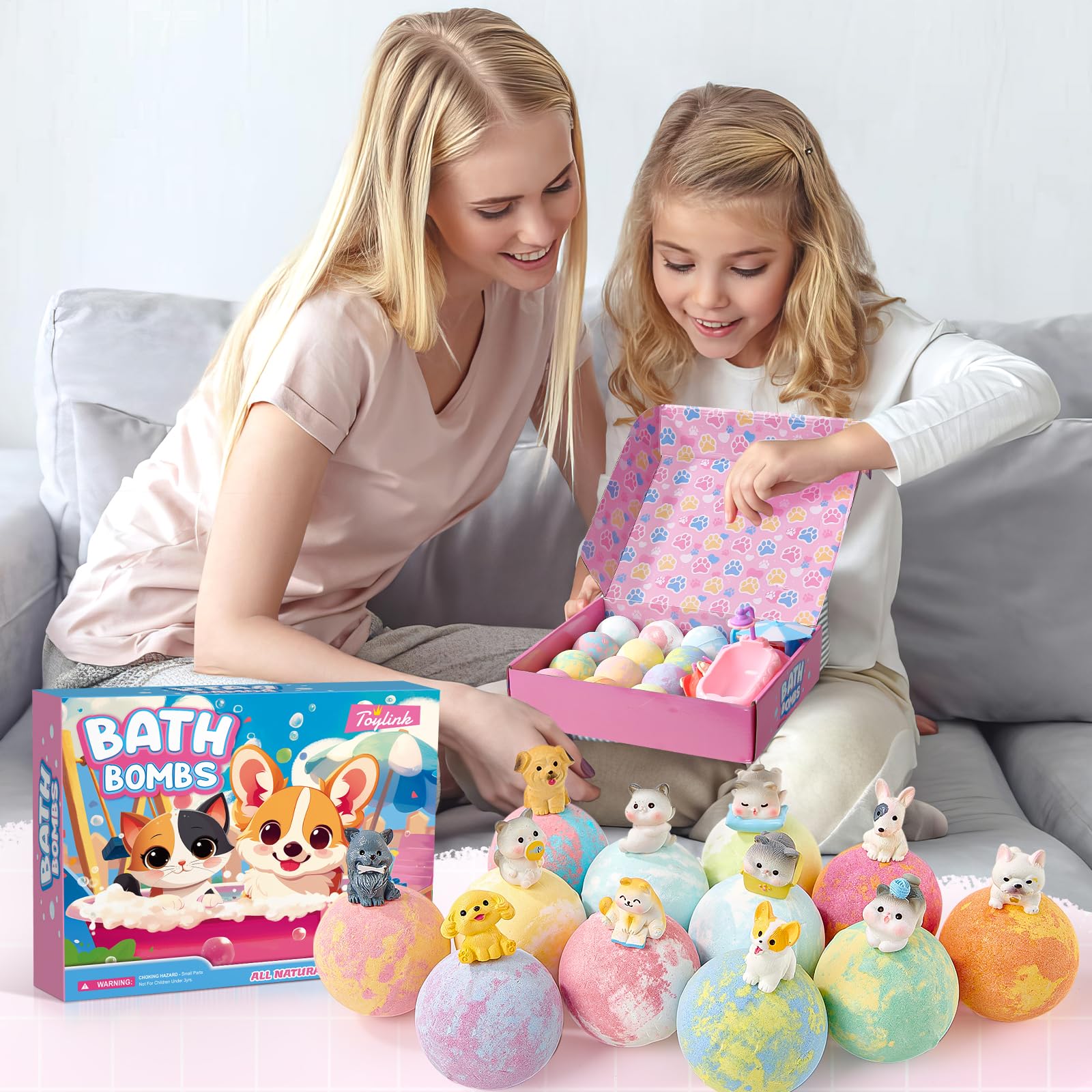Toylink bath time with surprises promotes creativity and pretend play.