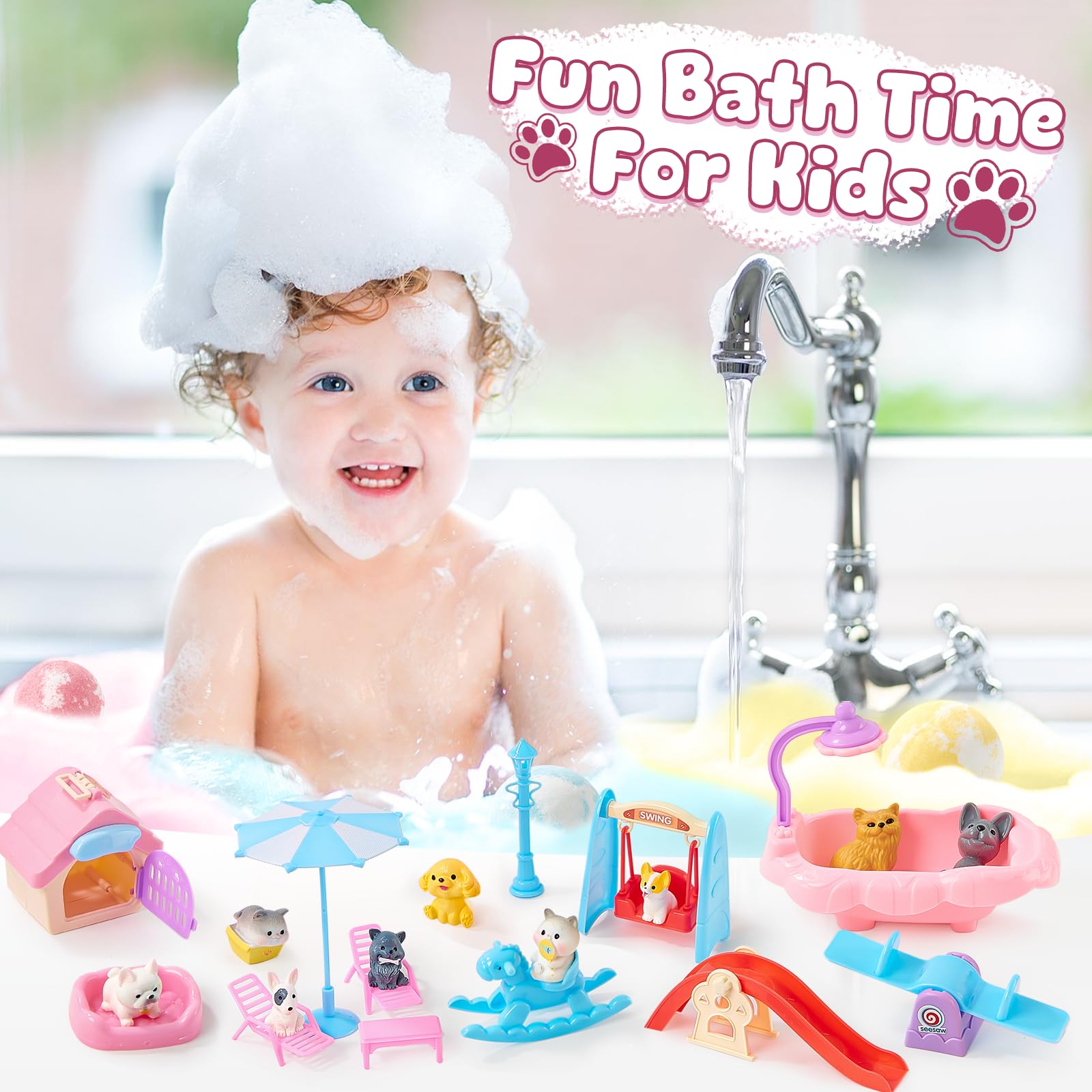 Toylink natural ingredients ensure gentle, kid-safe bath bombs.