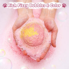 Toylink bath bombs feature 12 scents for varied bath-time experiences.